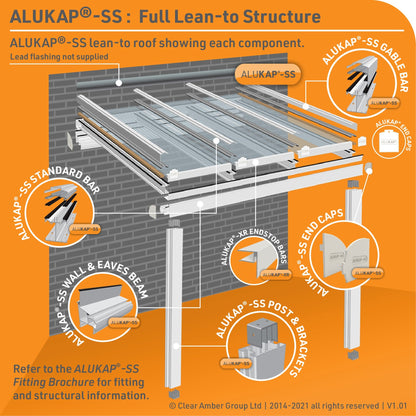Alukap-SS Low Profile Cap - Brown or White