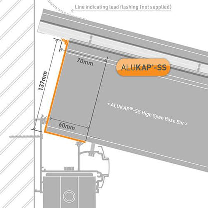 Alukap-SS High Span Cap - Brown or White