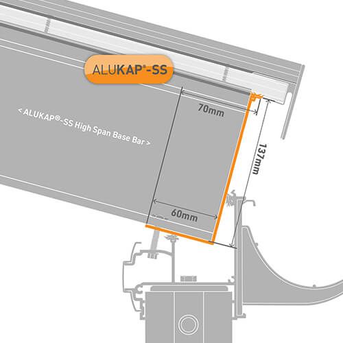 Alukap-SS High Span Cap - Brown or White