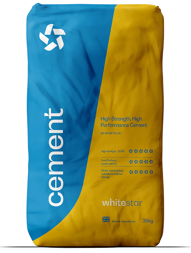 White Star Super Strength 52.5R Cement 56 x 25kg bags ***Best Buy***